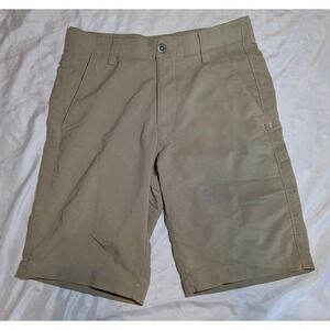 2018 Under Armour Loose Fit Heatgear Tan Shorts Size 30